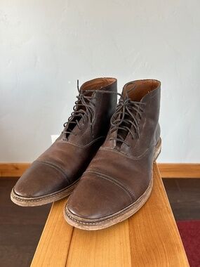 Men’s Frye Paul Lace Up Brown Boot